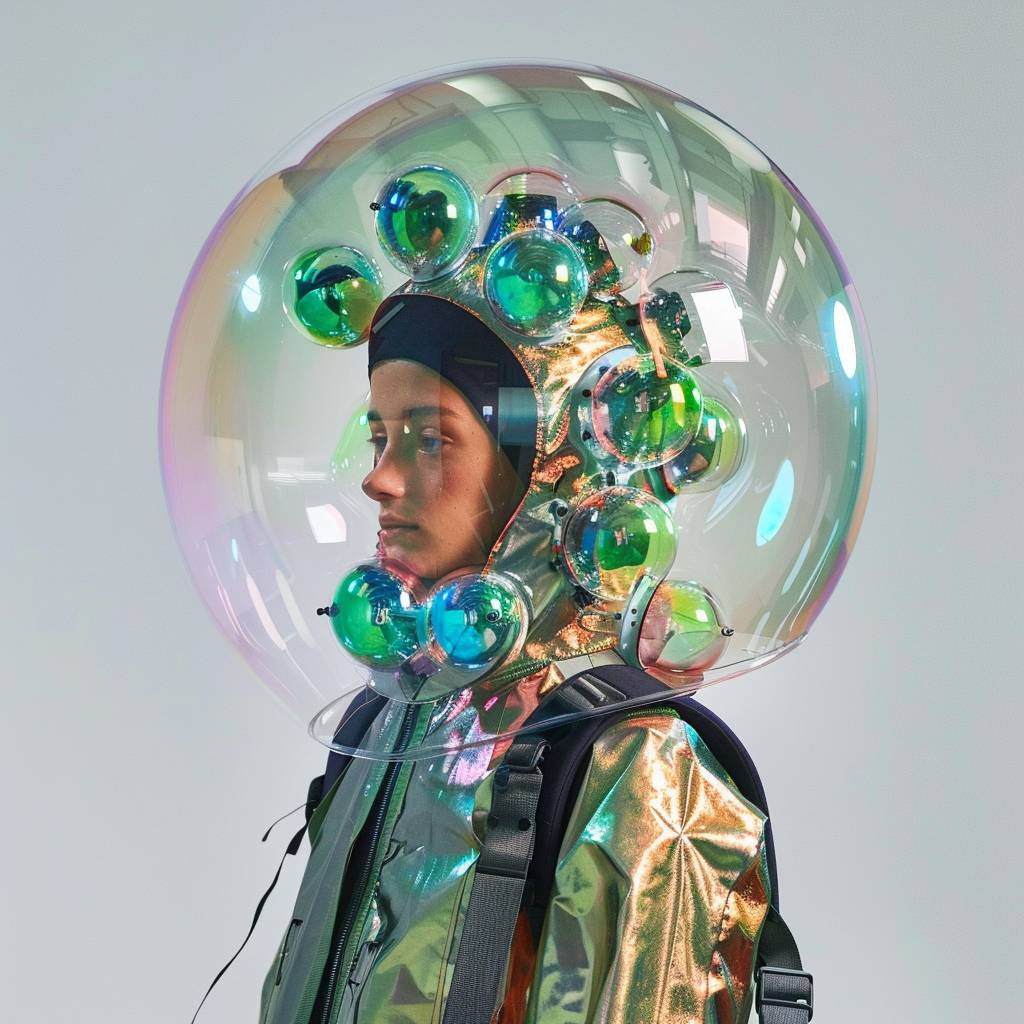 Bubble armor by Walter Van Beirendonck