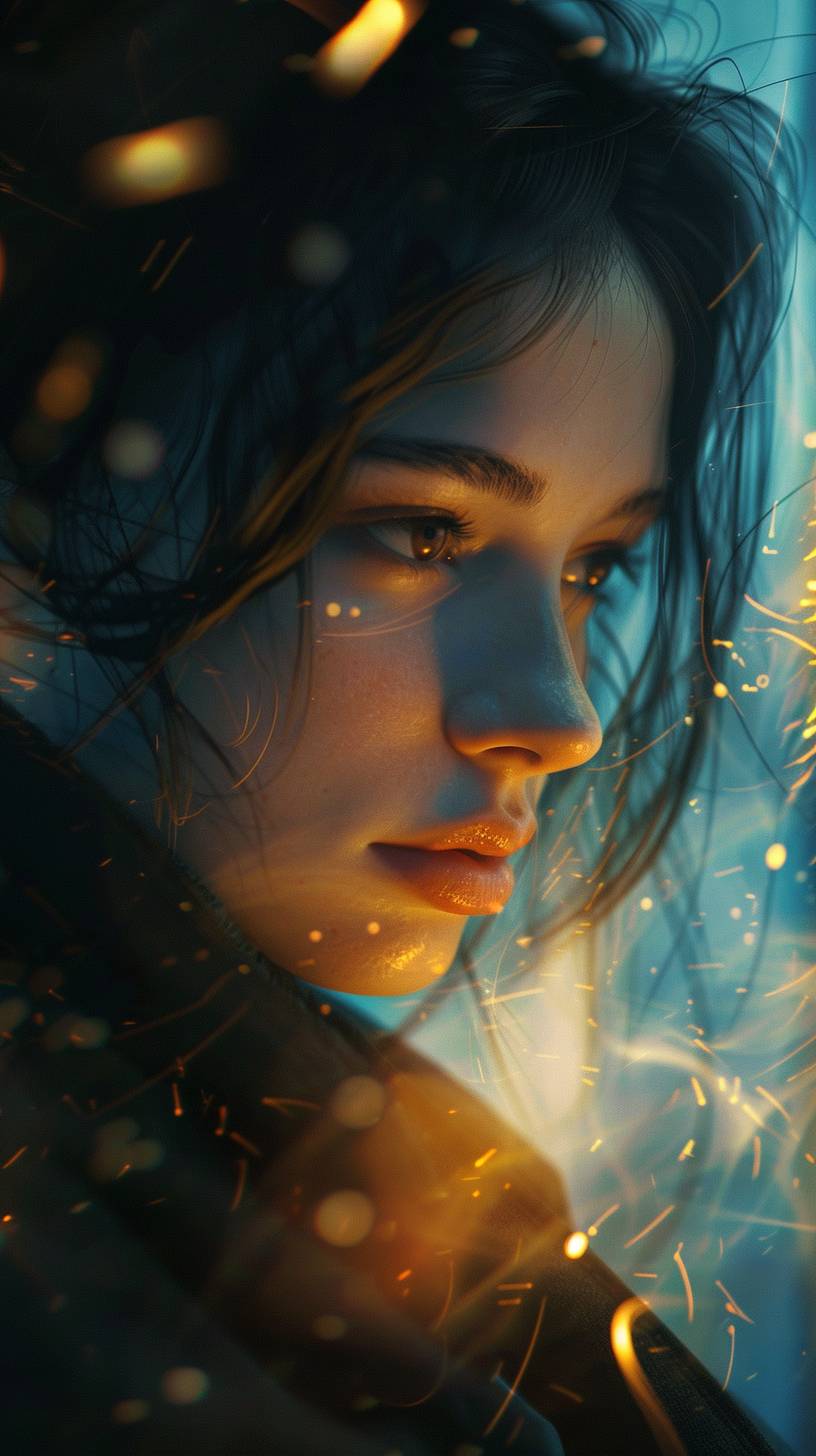 Illustration of [SUBJECT], digital art with soft shadows and glowing lights