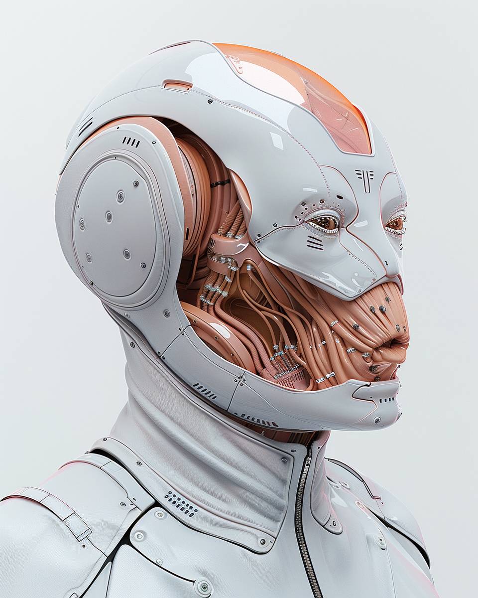 This is a digital artwork, resembling a hyperrealistric surreal utopian style: 3 hardsurface nature, biomechanical, impactful, symmetrical composition. Capturing intricate details, hyperdetailed, resembling a high-resolution photograph, with a focus on realistic textures and lighting effects to enhance depth in the digital art with flow, action and emotion.