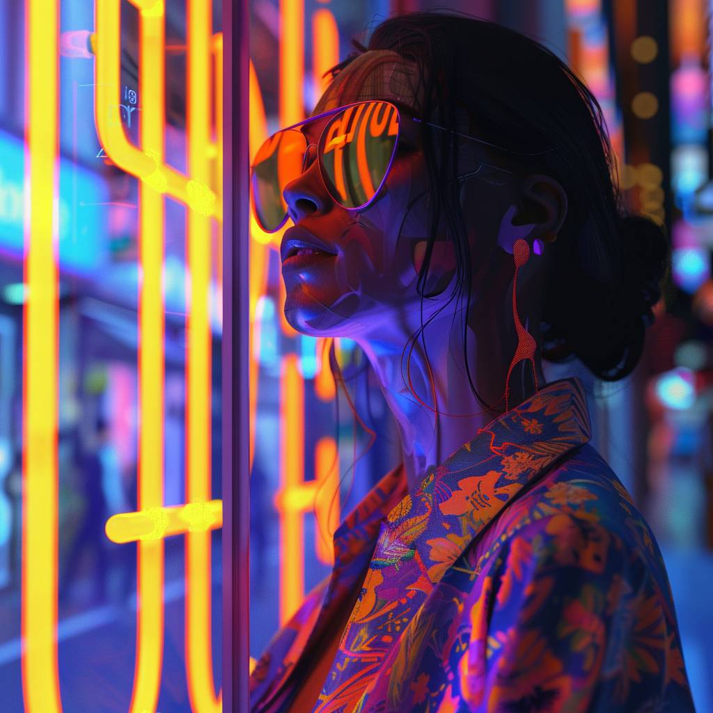 Illustration of a [SUBJECT], in the style of fauvism, neon lights, vibrant colors, soft shadows, cinematic lighting, sharp focus, high resolution, high quality, high details, rendered with octane, with volumetric lighting, global illumination, tone mapping, wide angle