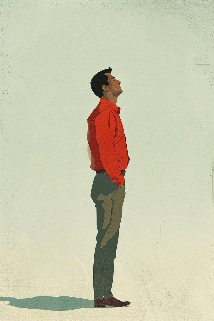 In the style of Alessandro Gottardo, character concept design, half body