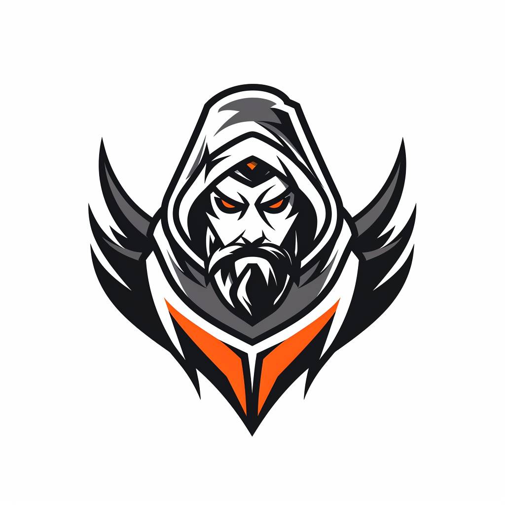 logo design, white background, esports
