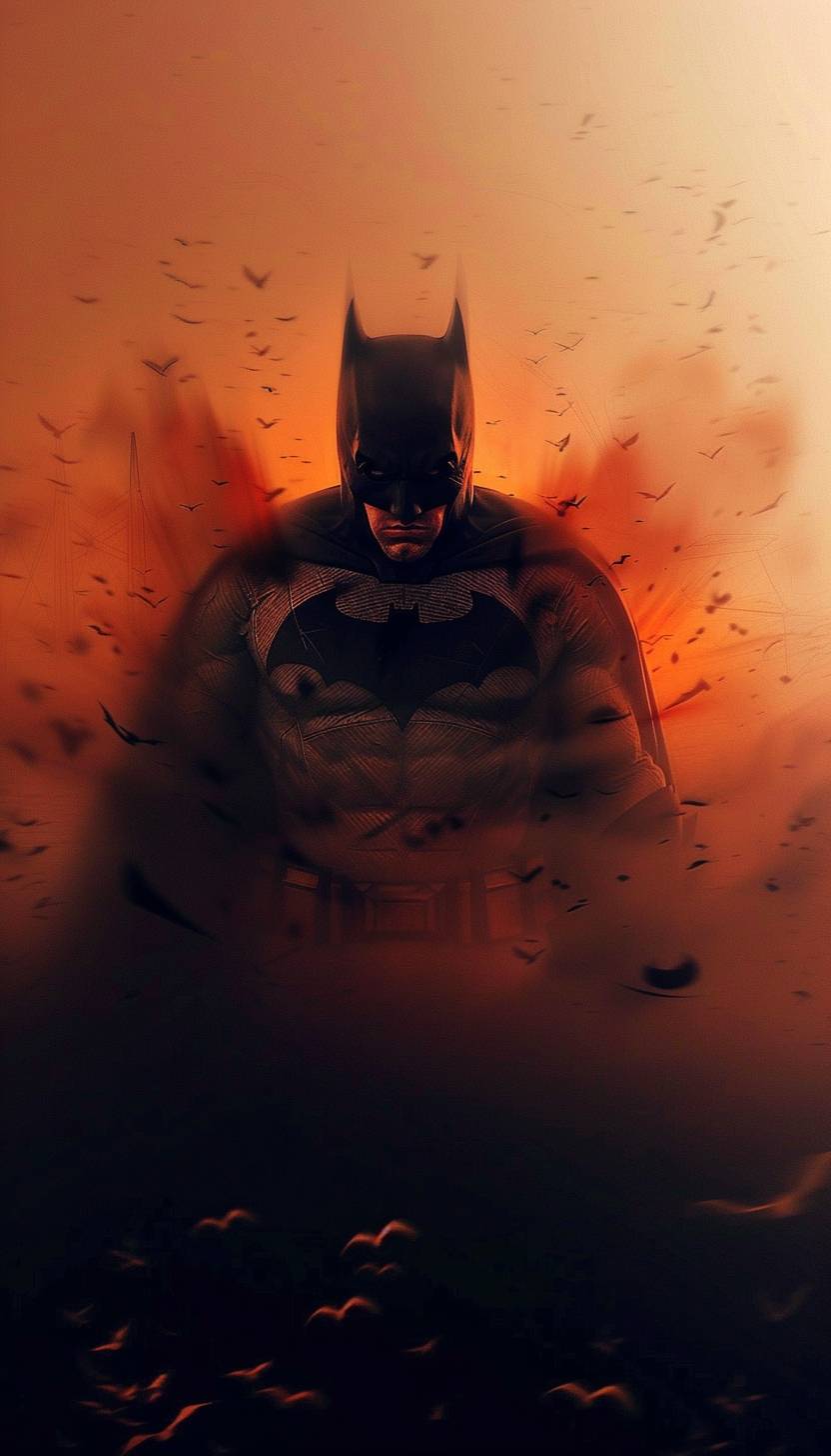 Batman in the style of Chaos Comics