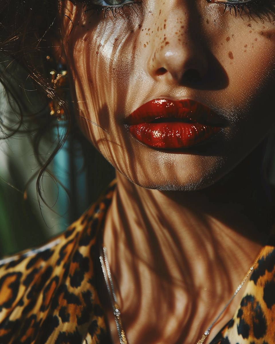 LeopardLuxe: Wild print, fierce elegance. SavannahStance: Bold fashion, natural grace. UntamedElegance: Animal print, striking pose. WildWhispers: Fierce pattern, poised beauty.