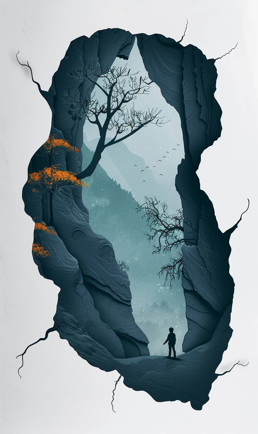 In style of Eiko Ojala, Whispering winds in a mystical forest --ar 3:5  --v 6.0