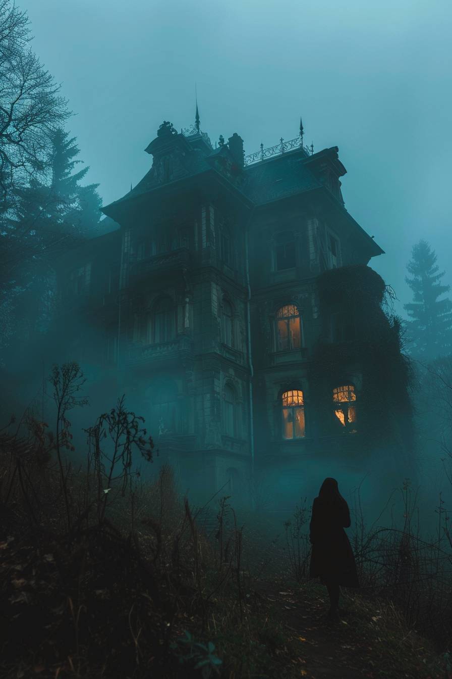 Marcin Sobas의 스타일로, 유령의 속삭임으로 가득한 유령의 저택