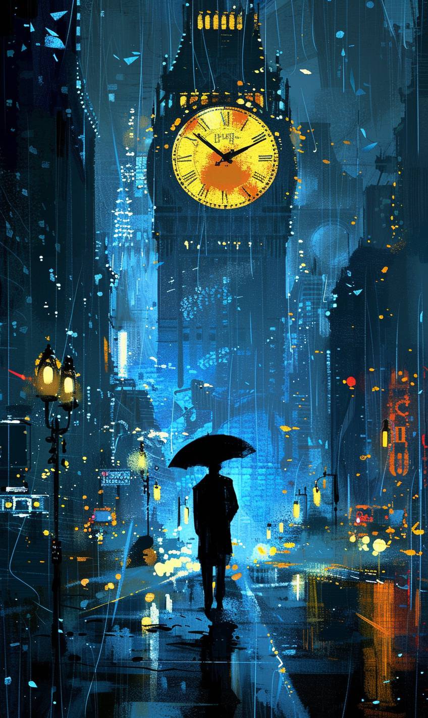 In style of Pascal Campion, Time traveler witnessing pivotal moments unfold --ar 3:5  --v 6.0