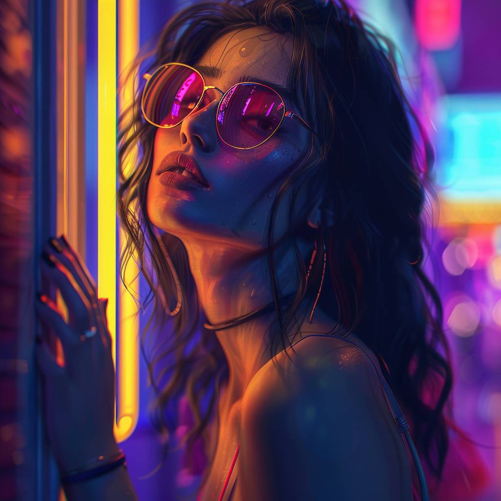 Illustration of a [SUBJECT], in the style of fauvism, neon lights, vibrant colors, soft shadows, cinematic lighting, sharp focus, high resolution, high quality, high details, rendered with octane, with volumetric lighting, global illumination, tone mapping, wide angle
