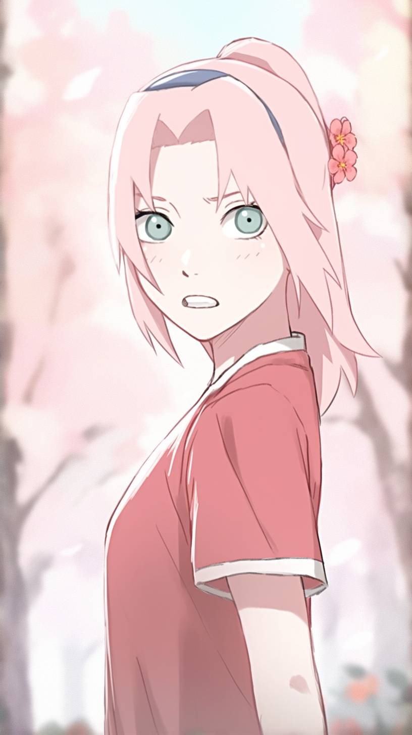 Haruno Sakura, gym shirt