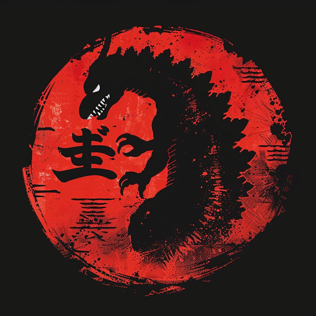 Emblem of a kaiju, simple