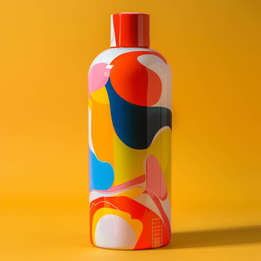 Shampoo bottle design by Ivan Chermayeff -- version 6.0