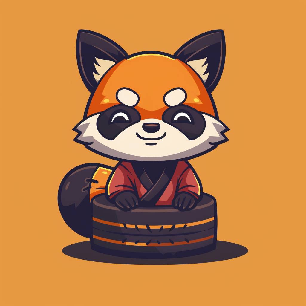 Simple mascot for a tire company, Japanese style