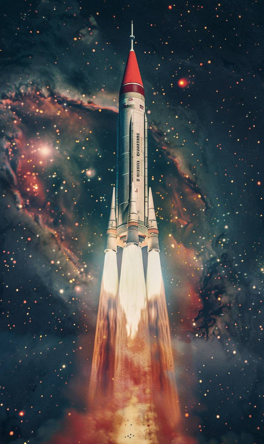 ジェームズ・ビッドグッドによる宇宙ロケットの写真