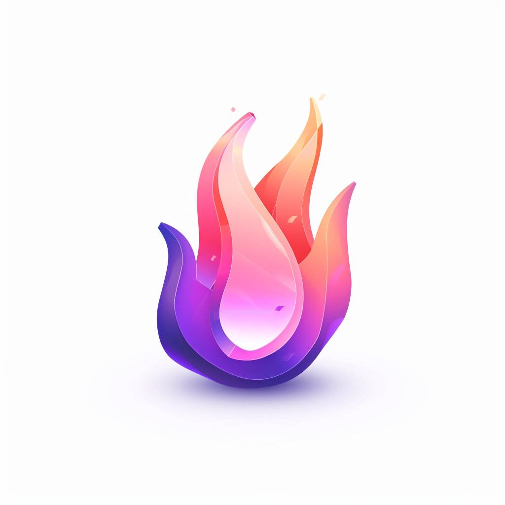 fire icon, logo, graphics, 8k, white background, ui, ux, website