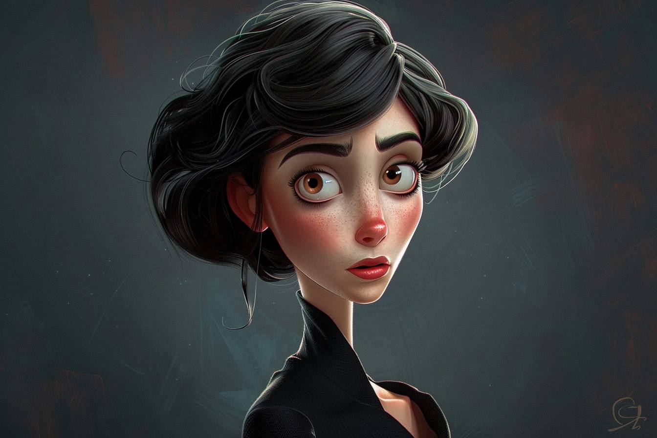 Cassandra - Pixar Cartoon Portrait