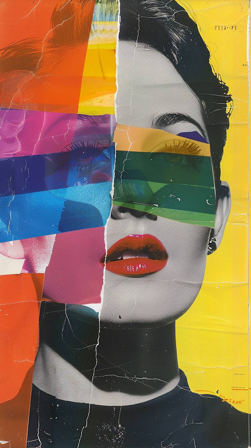 A LGBT party poster in the style of John Baldessari