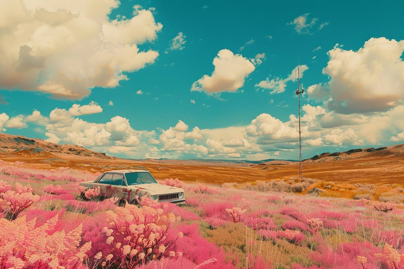 Screengrab from Tyler the creator music video, pop art landscape, post modern, cinematography, directed by Hiro Murai