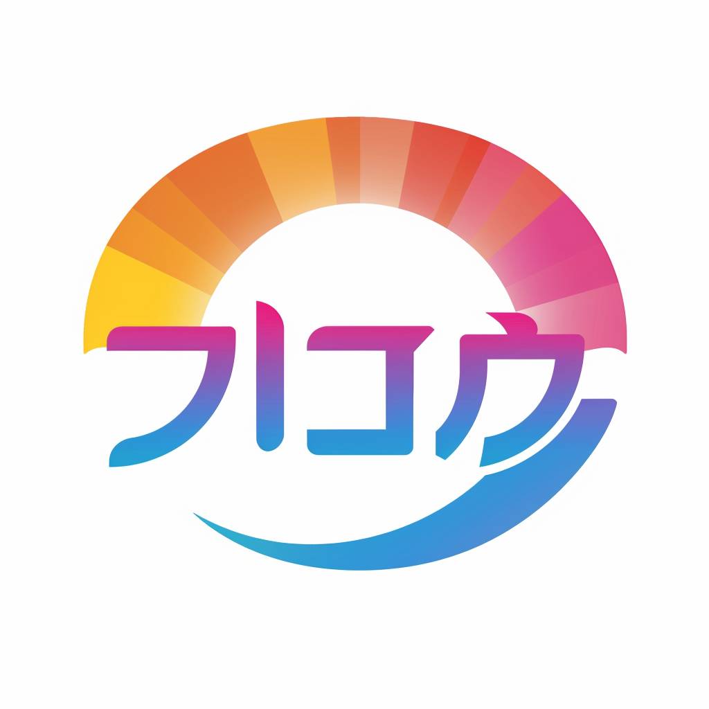 Japanese broadcast TV station logo, vector