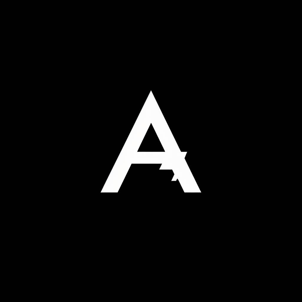 「A」のミニマリストなロゴ --バージョン6.0