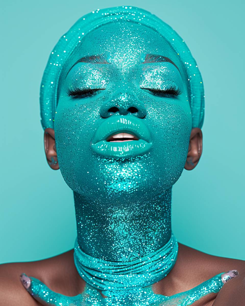 EmeraldGlam: Radiant green, bold confidence. ShimmeringElegance: Glossy beauty, vibrant allure.