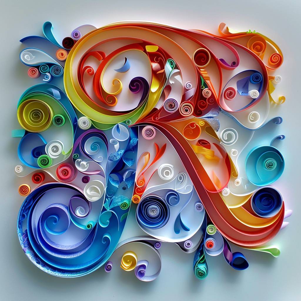 Quilling is a colorful paper craft technique