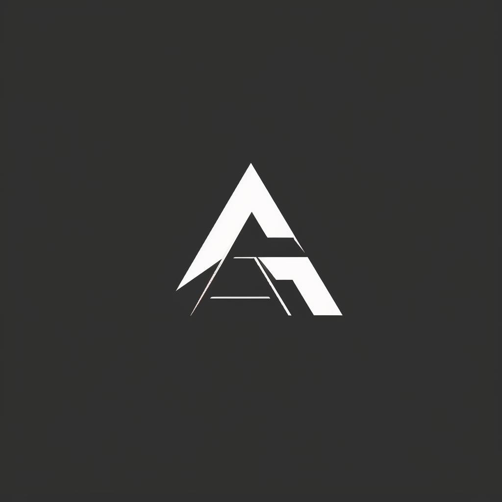 「A」のミニマリストなロゴ --バージョン6.0