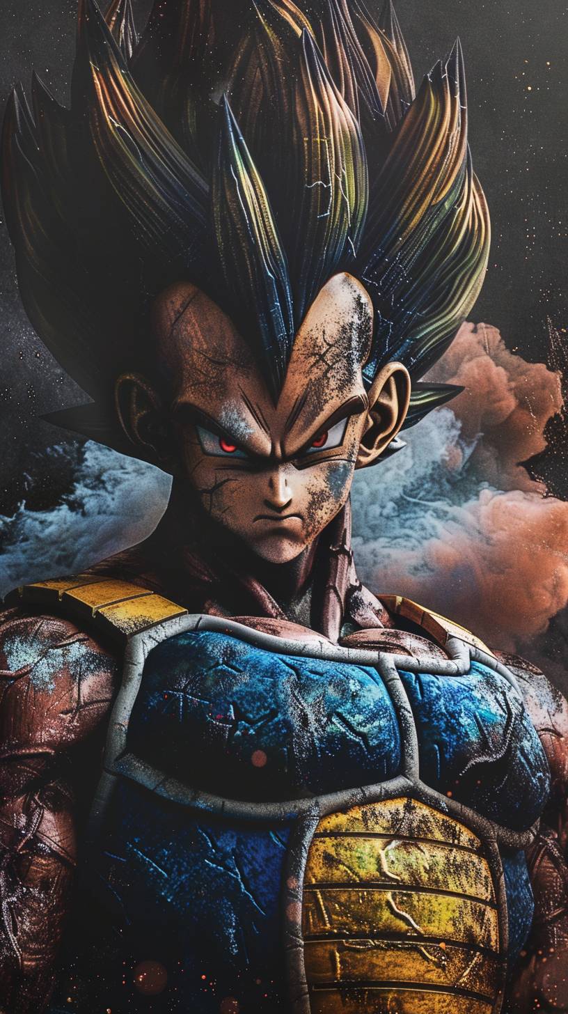 Vegeta, hyperrealistic