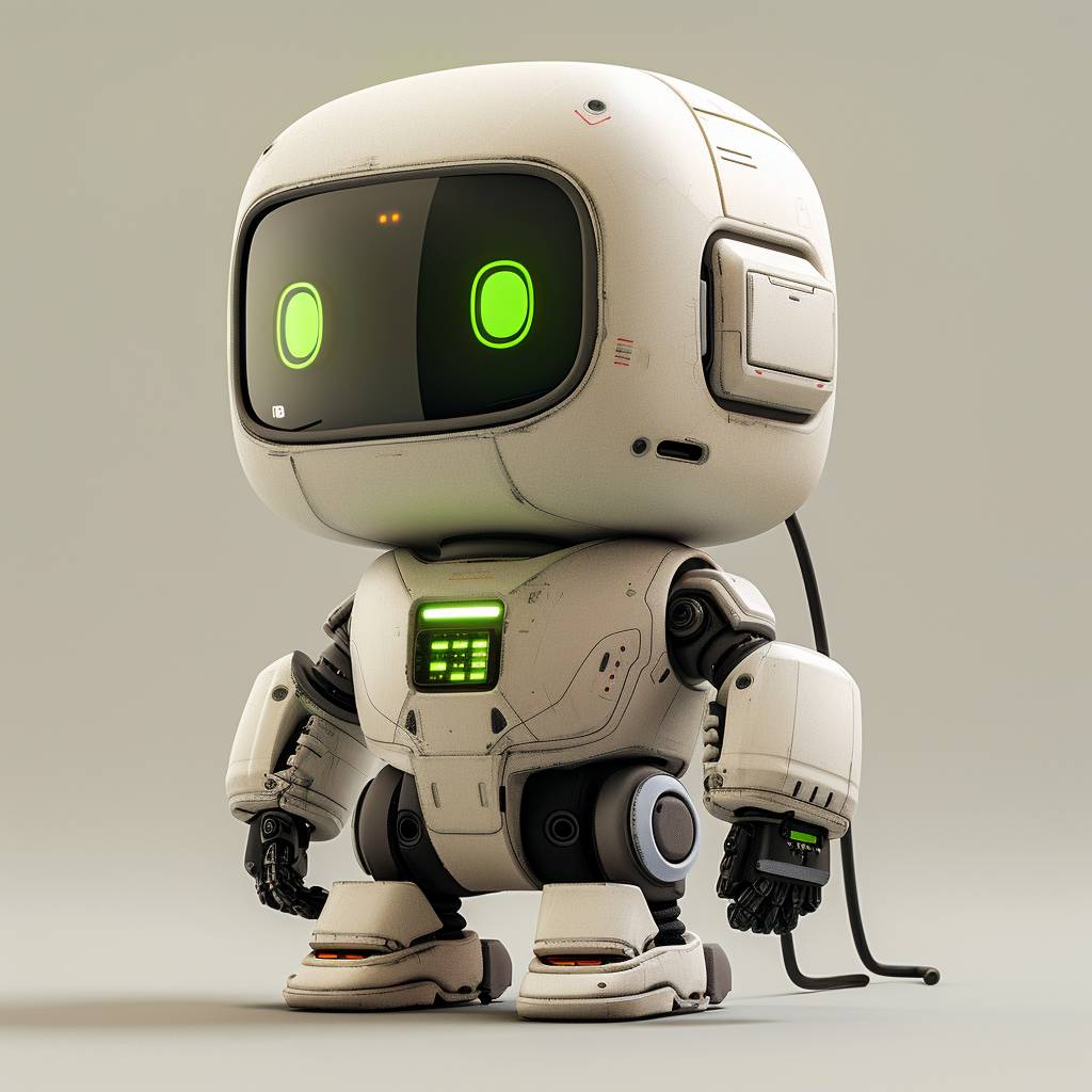 A battery charge station mascot, white and green, logo design, 8k, cartoon, super details, futuristic, fun, energy, full body in emotion, charging mode