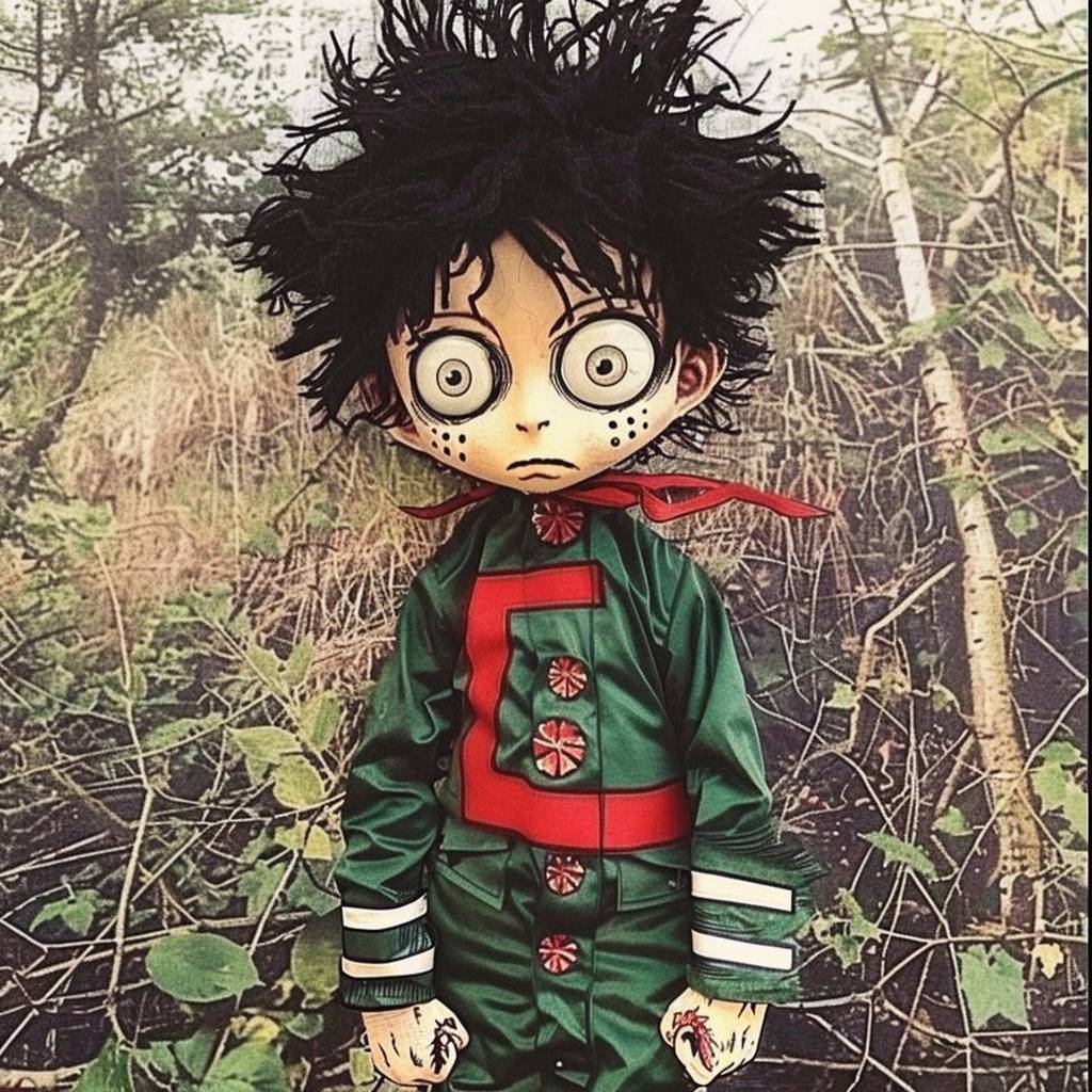 Deku reimagined in Studio Ghibli style