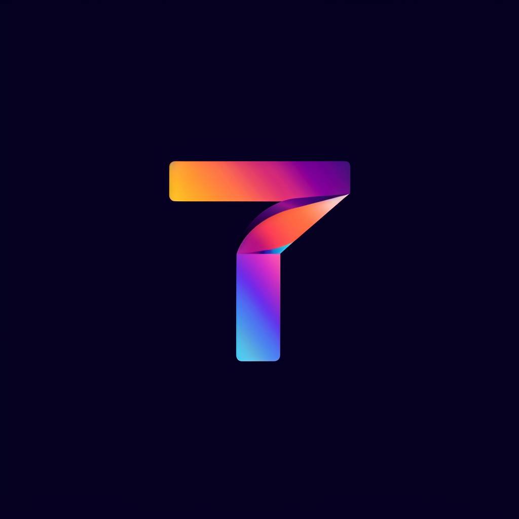 Letter T logo, simple and basic, suitable for website logo and app logo