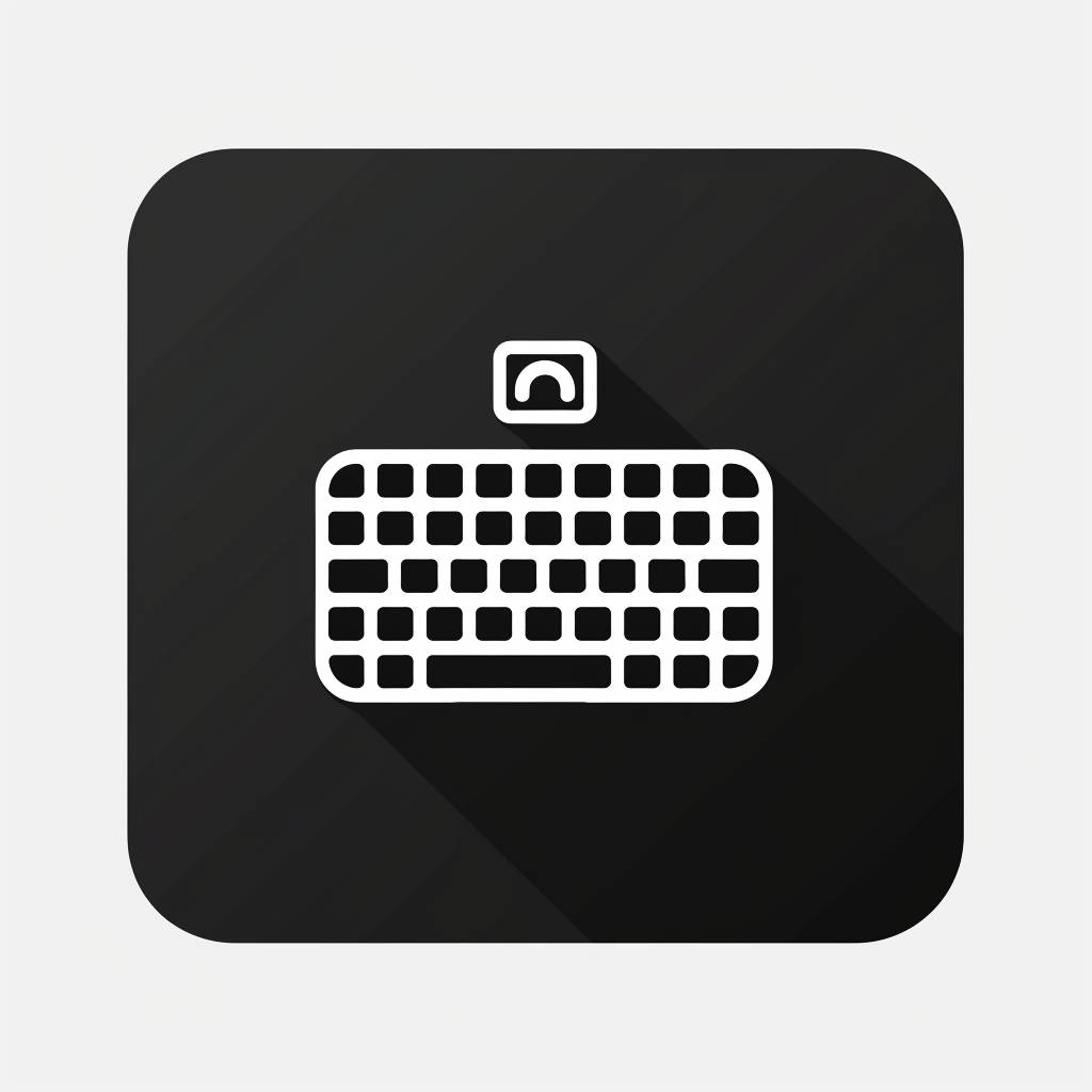 Keyboard Keypad Icon: Base the logo on the image of a keypad, incorporating a few simple keys or the outline of the entire keyboard to symbolize secure password management.