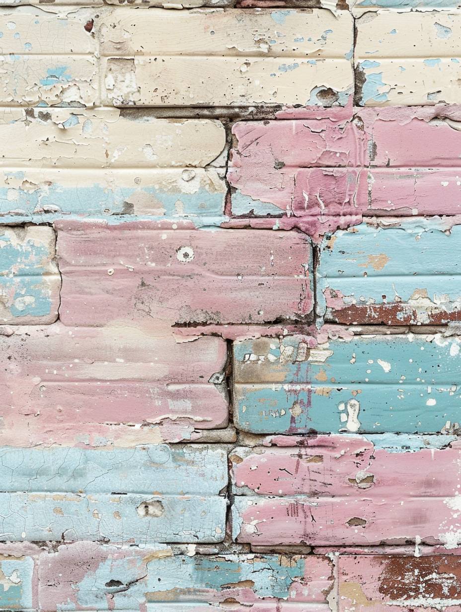 Pastel colors. New, smooth bricks. Background.