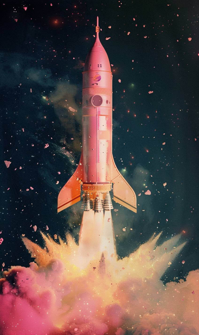 James Bidgood's photograph of a space rocket