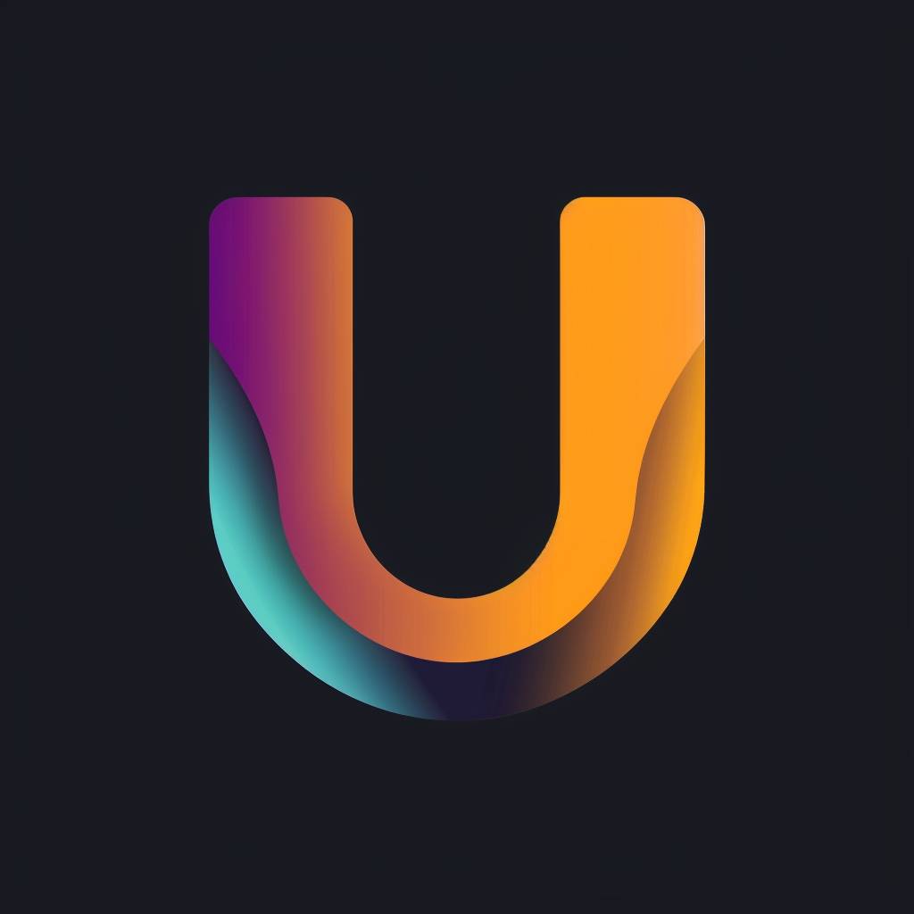 ロゴデザインのU – ロゴデザインマーク、ミニマル、シンプル