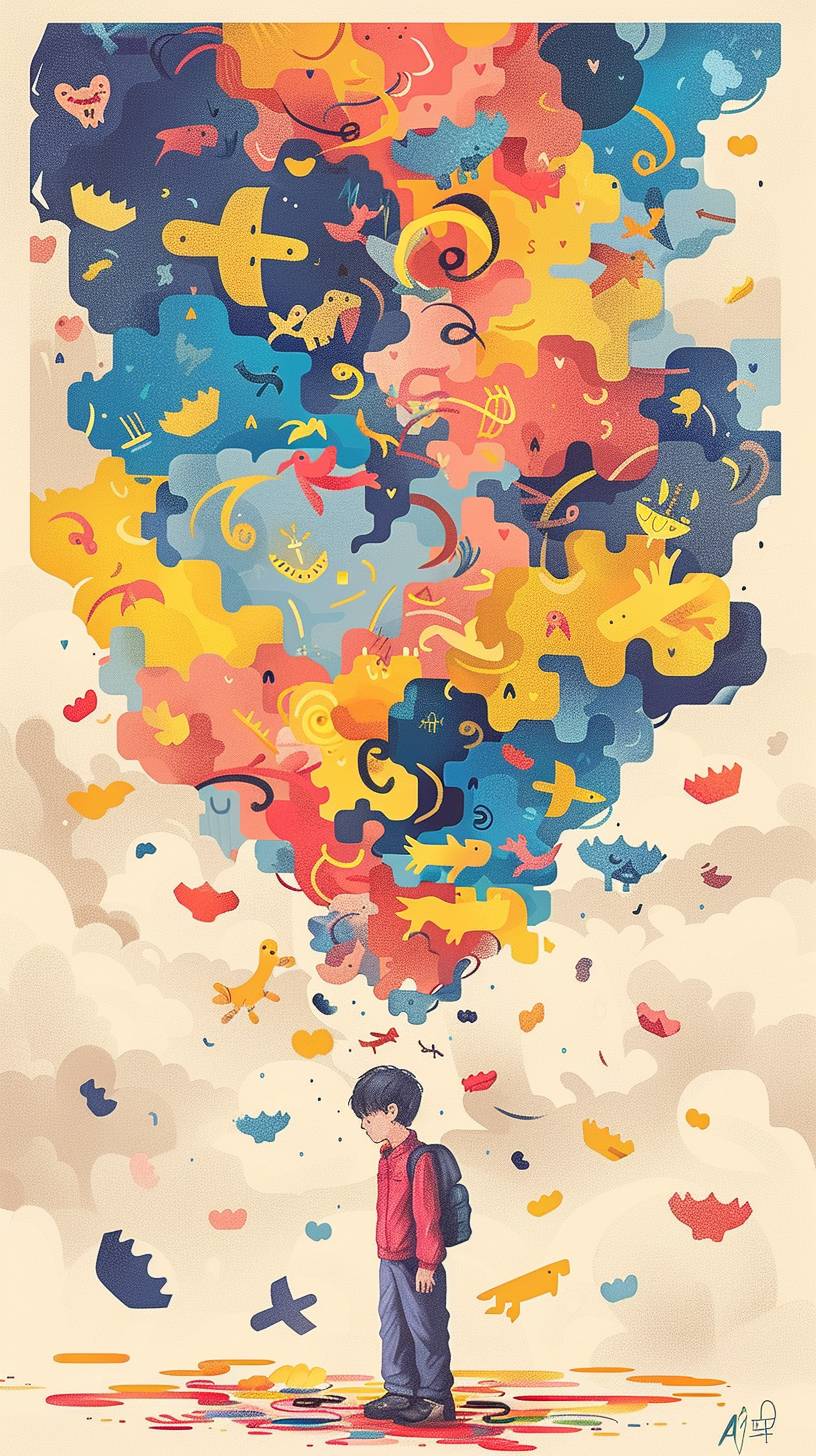 Autism Awareness Illustration Poster