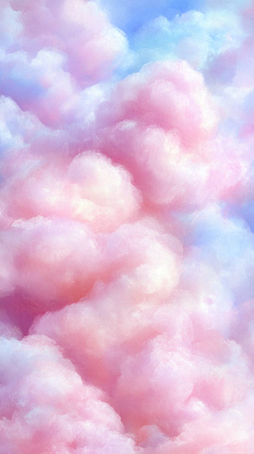 Mesmerizing lavender soft clouds