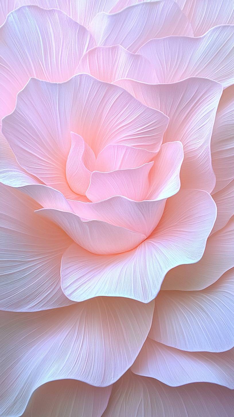 Soft petals, mesmerizing, rose gold.