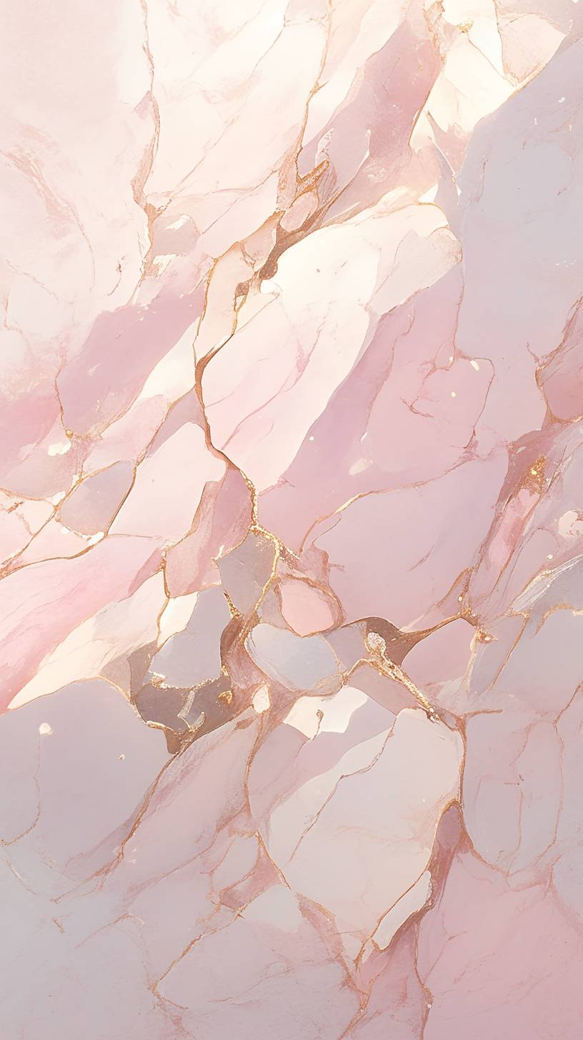 Soft blush pink marble texture with hints of gold veins, elegant and luxurious.