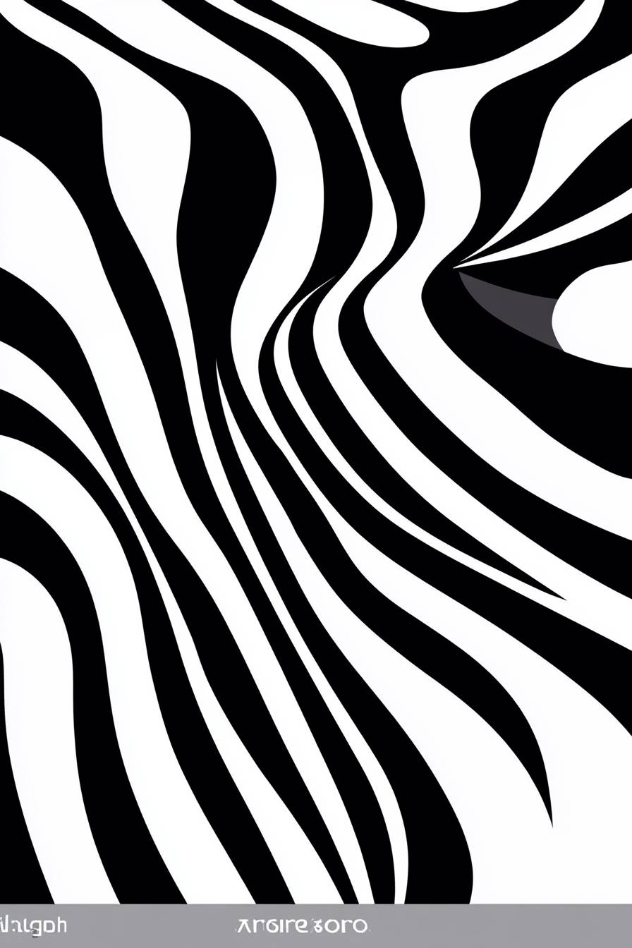 Black and white zebra stripe vector