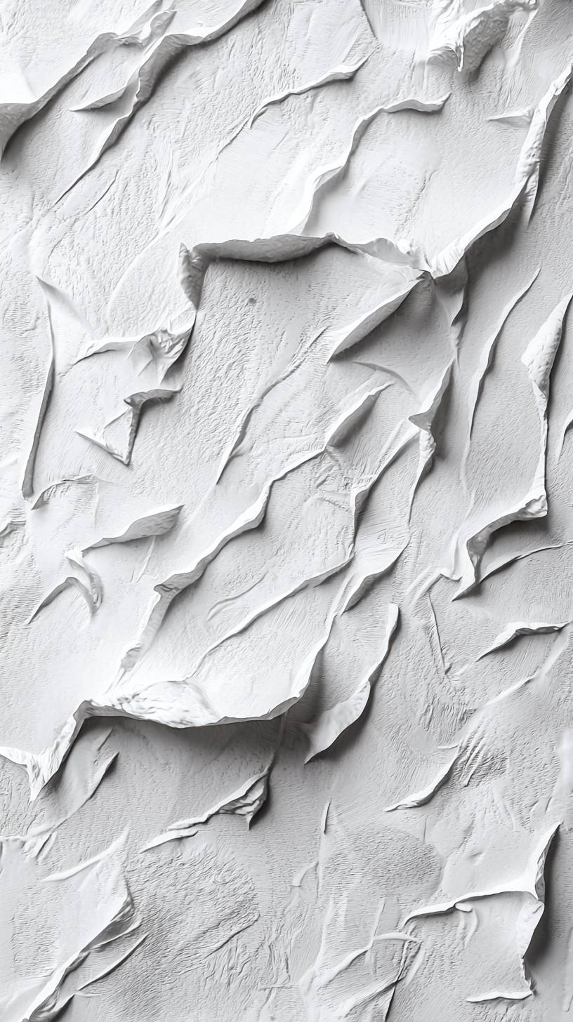 Textura de papel blanco hiperrealista y vibrante en 4K, muy minimalista.