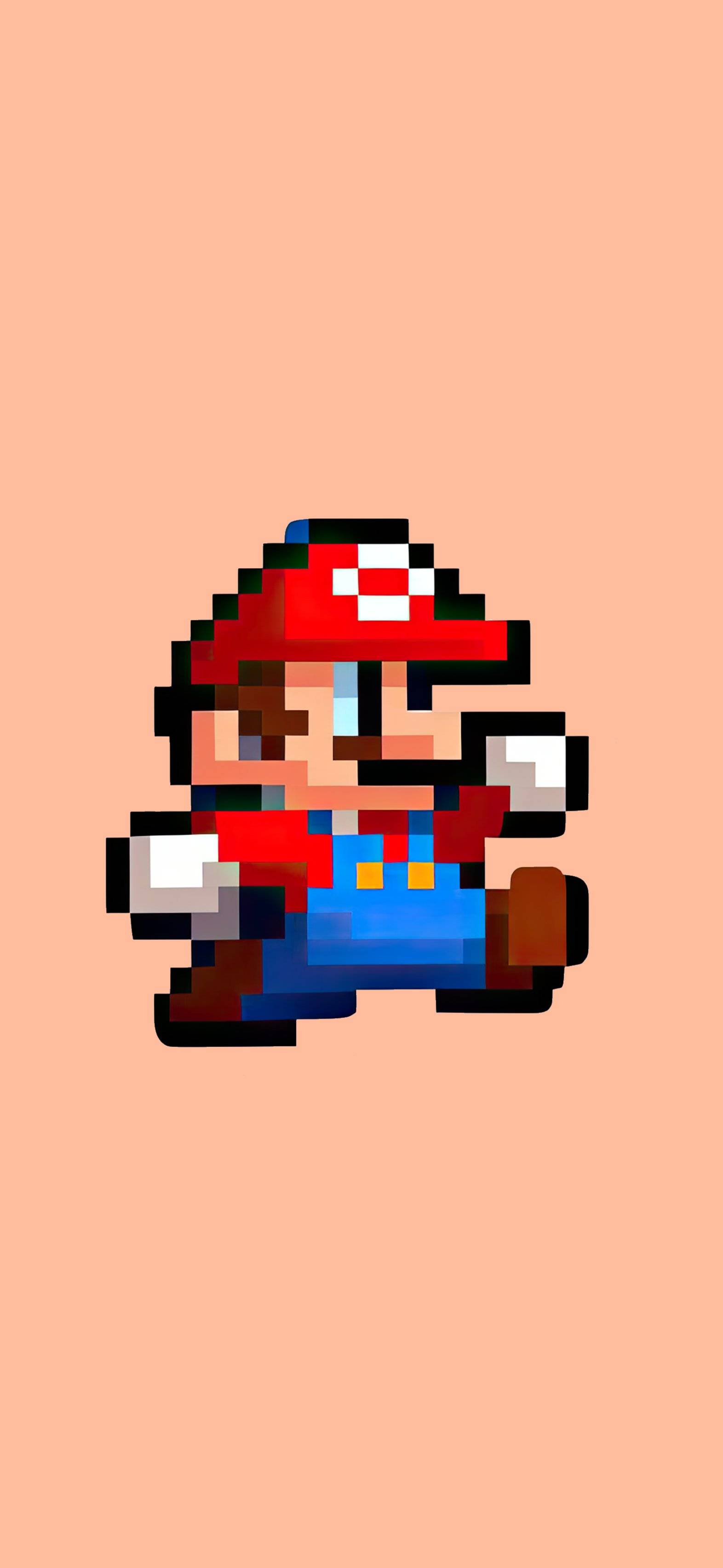 Pixelated Mario