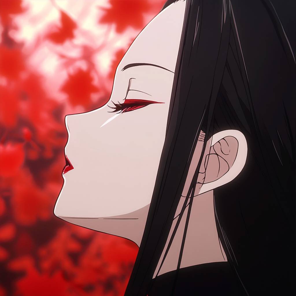 Kaguya Shinomiya es una elegante chica de anime de Kaguya-sama: Love is War.