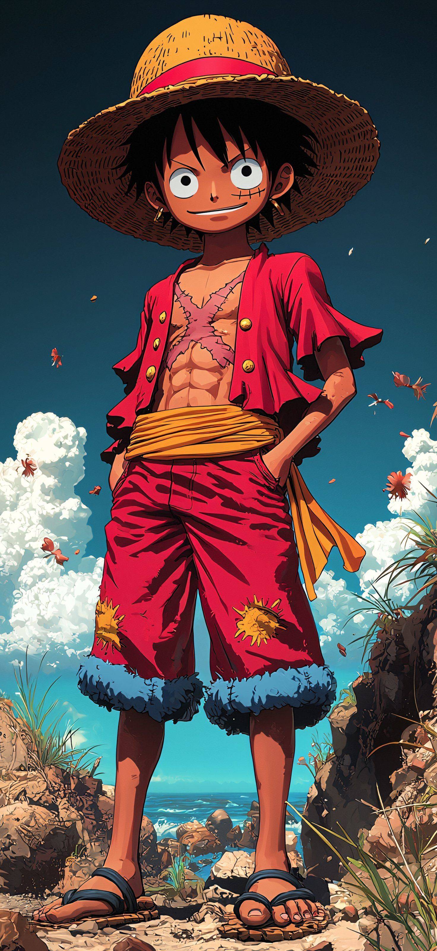 One Piece Luffy 4K