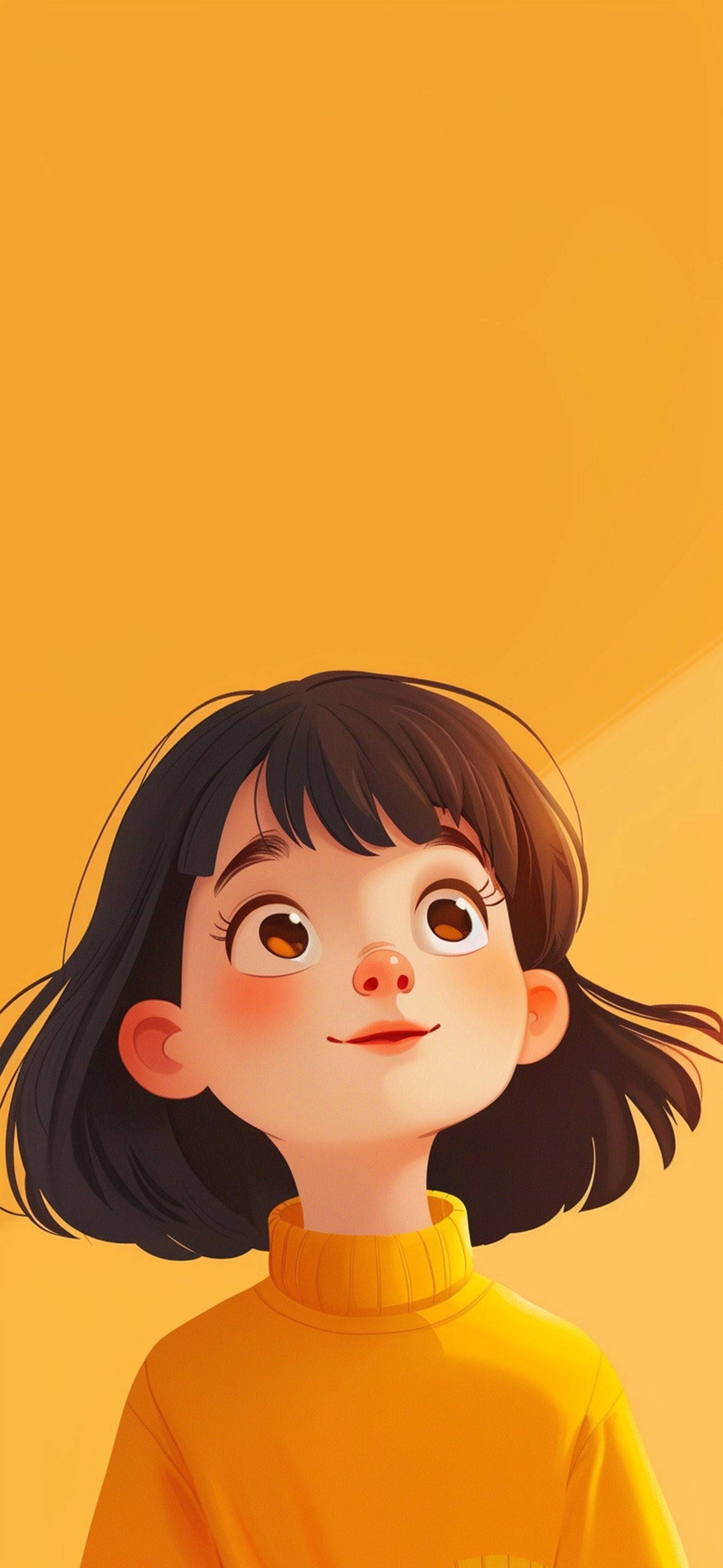 Fondo de pantalla de dibujo animado adorable