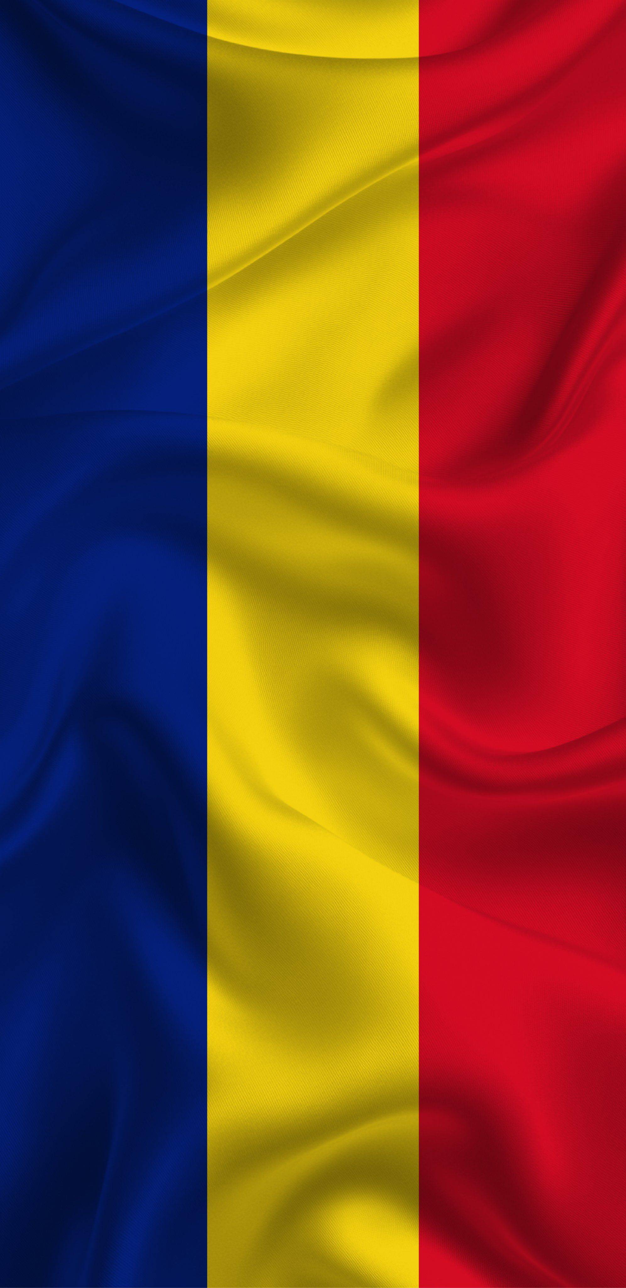 Romania flag - wallpaper